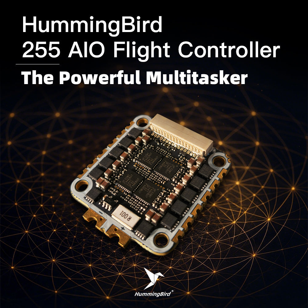 Hummingbird 255 AIO Flight Controller AT32F435 AM32 50A 3-6S