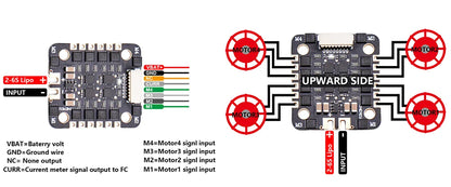JHE EM40A 4in1 ESC Blheli_S 2-6S