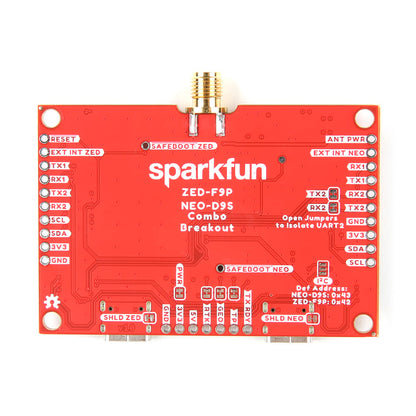 SparkFun GNSS Combo Breakout - ZED-F9P, NEO-D9S (Qwiic) [SL2]