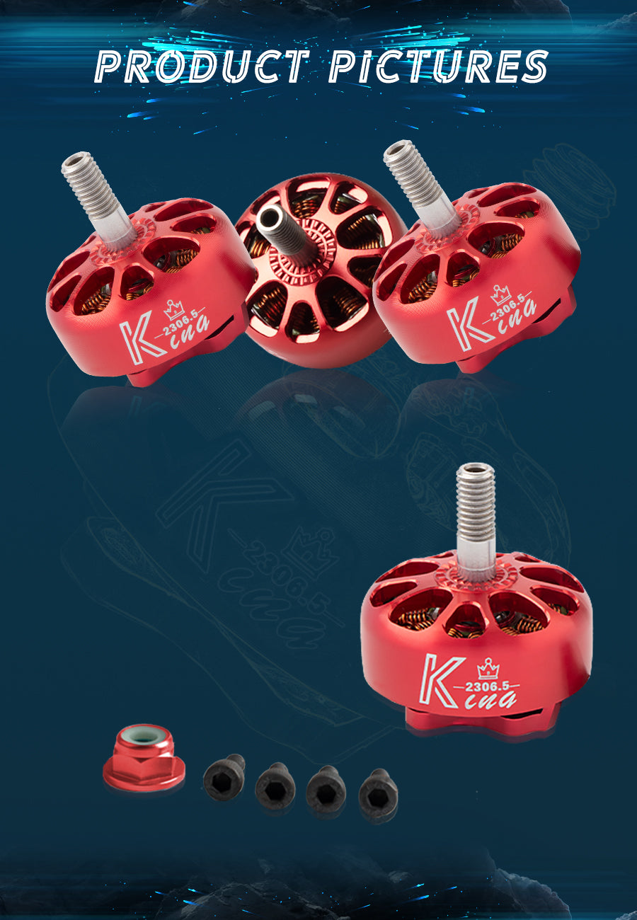 Flash K2306.5 Brushless Motor (1900kV, 2300kV, 2550kV)