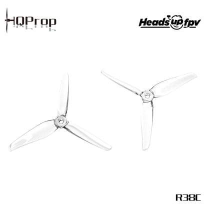 HQ HeadsUp FPV R38C Clear Racing Prop