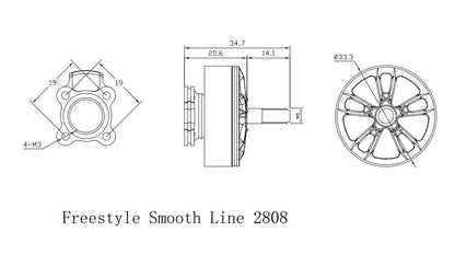 Xnova Smooth Line 2808 Brushless Motors