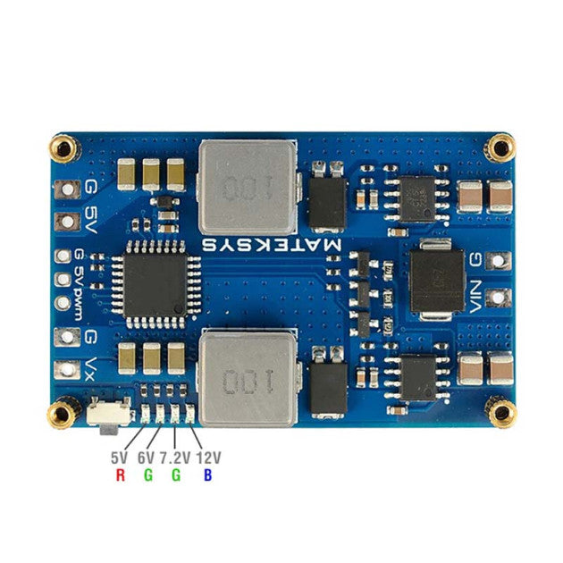 Matek Power Module PM12S-4A 9-55V Dual Step-Down Voltage Regulators with TVS Protection