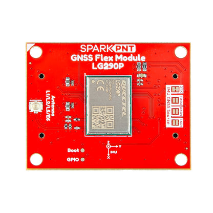 Module GNSS SparkPNT Flex : LG290P RTK quadri-bande avec compensation d'inclinaison IMU IM19