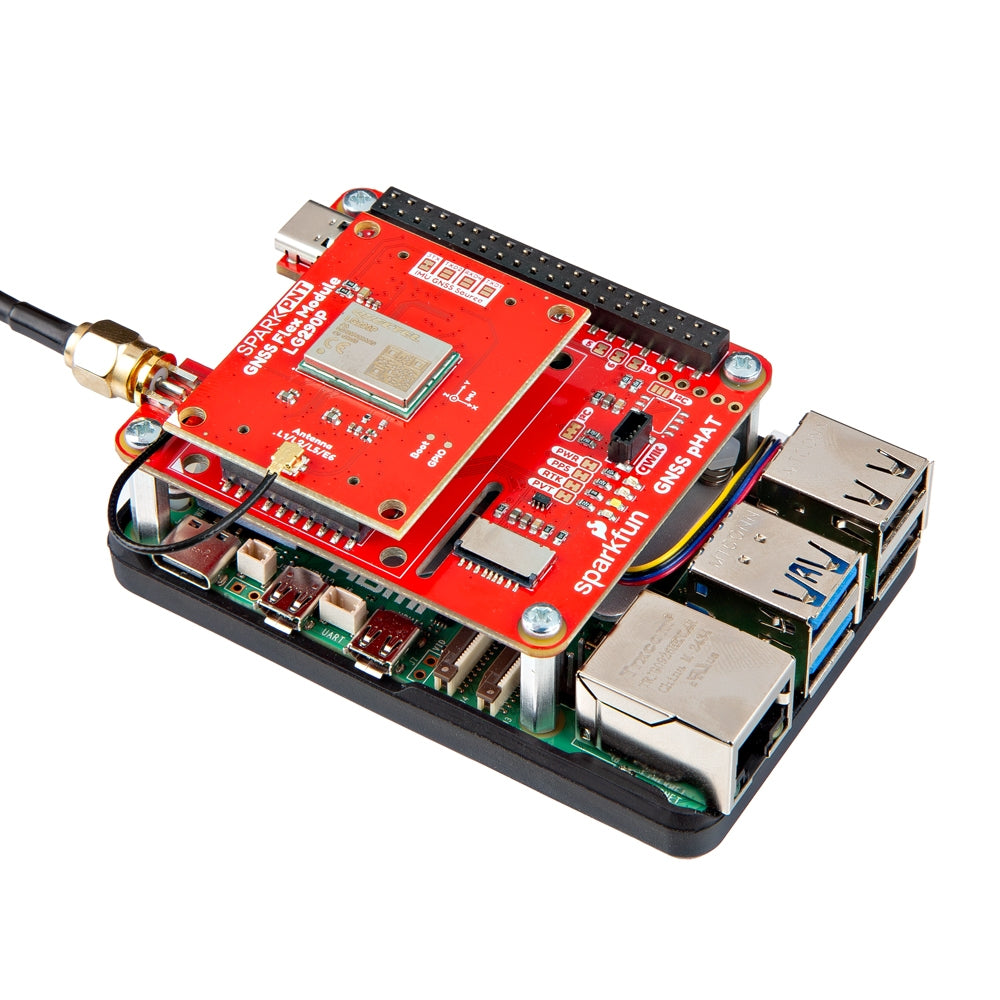 Module GNSS SparkPNT Flex : LG290P RTK quadri-bande avec compensation d'inclinaison IMU IM19