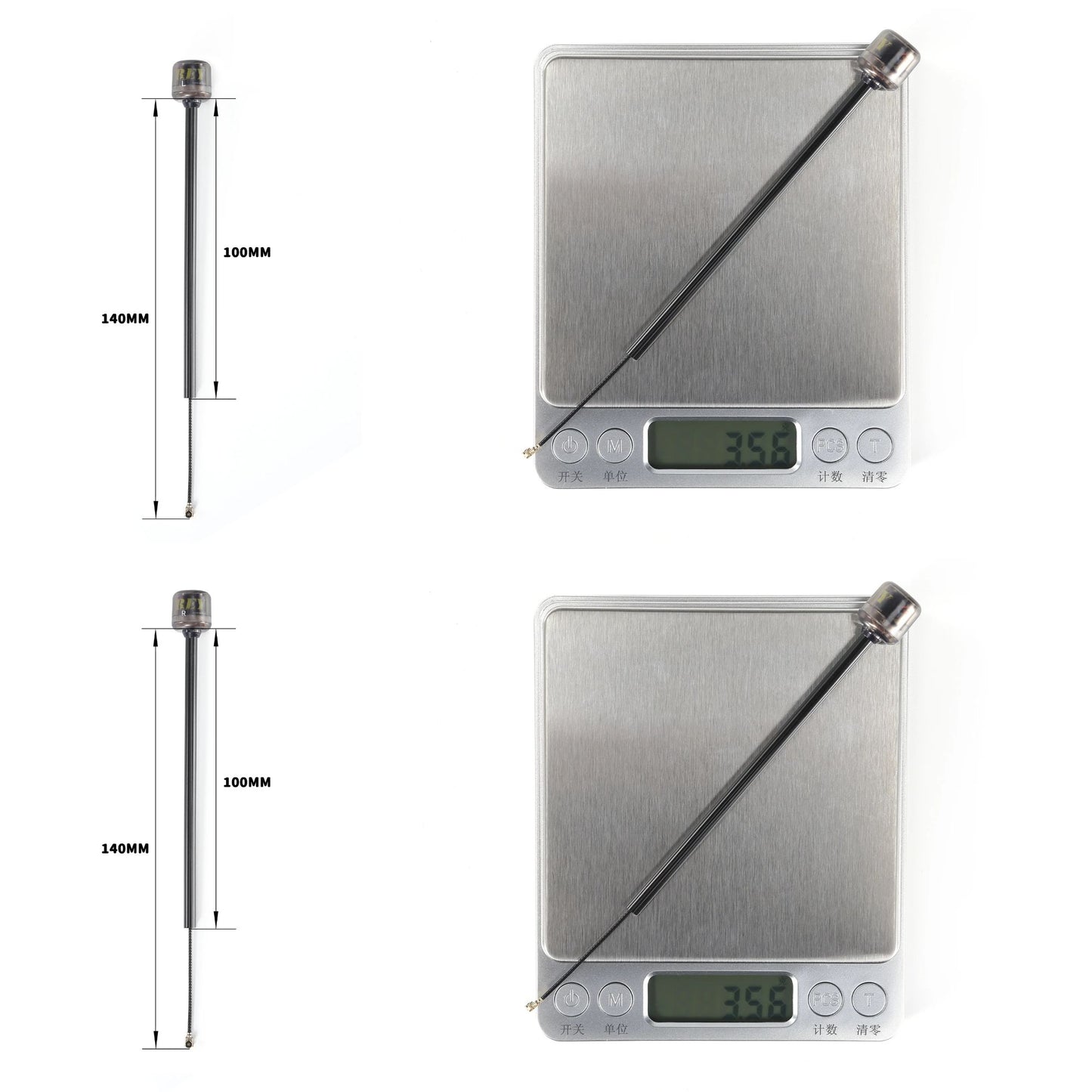 Osprey 5.8Ghz 140mm ipex/UFL FPV Antenna