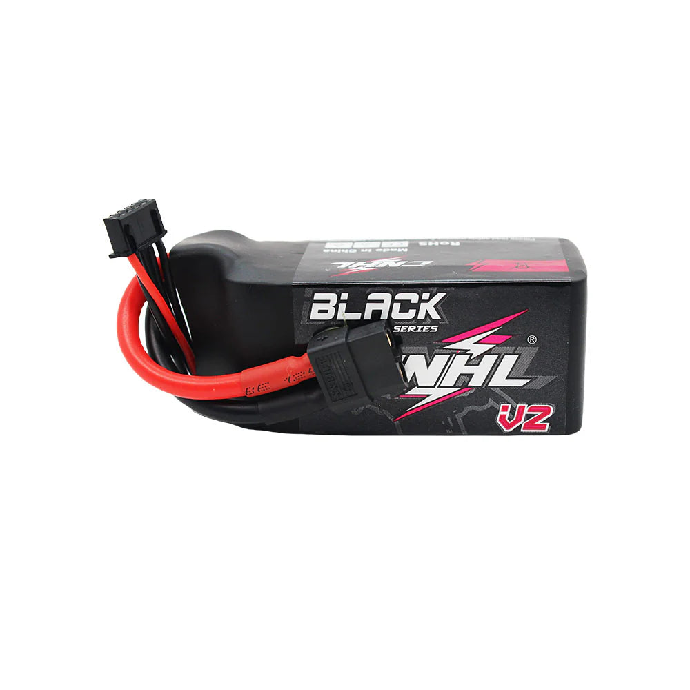 CNHL Black Series V2.0 1500mAh 14.8V 4S 130C Lipo Battery with XT60 Plug