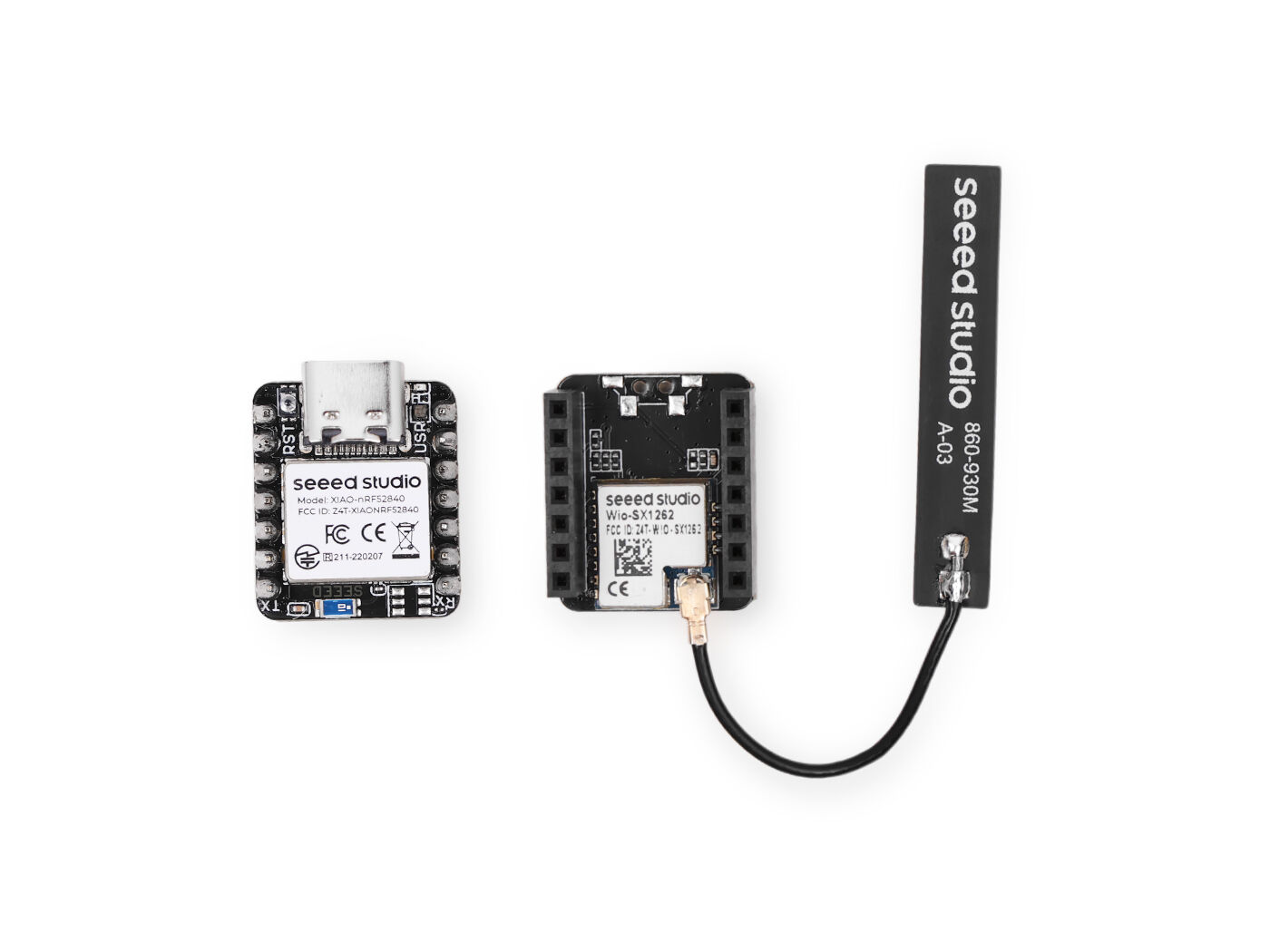 XIAO nRF52840 & Wio-SX1262 Kit for Meshtastic - LoRa Mesh Network Communication