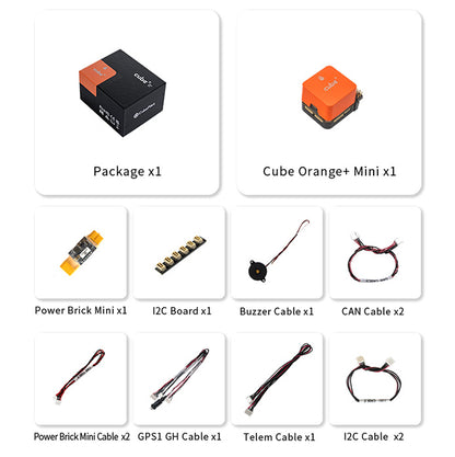 Cubepilot Cube Orange+ Mini Set: Triple-Redundant H7 Flight Controller