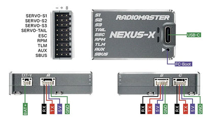 Radiomaster Nexus-X Helicopter Flight Controller - F722 Flight Controller & Gyro