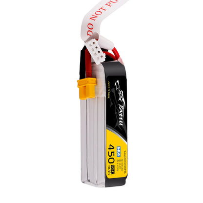 Lipo battery with Tattu branding on a white background