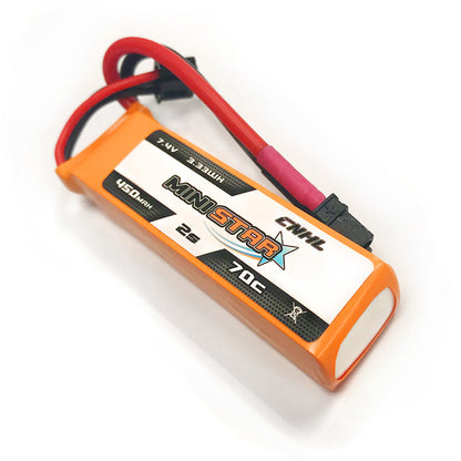 CNHL MiniStar 450mAh 7.4V 2S 70C Lipo Battery with XT30U