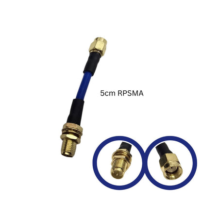 Rallonge coaxiale semi-rigide RPSMA-K vers RPSMA-J (câble faible perte RG402)