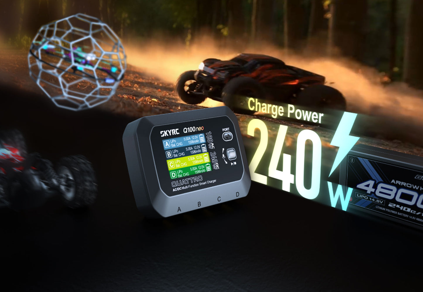 SkyRC Q100 Neo AC/DC Multi-Function Smart Charger