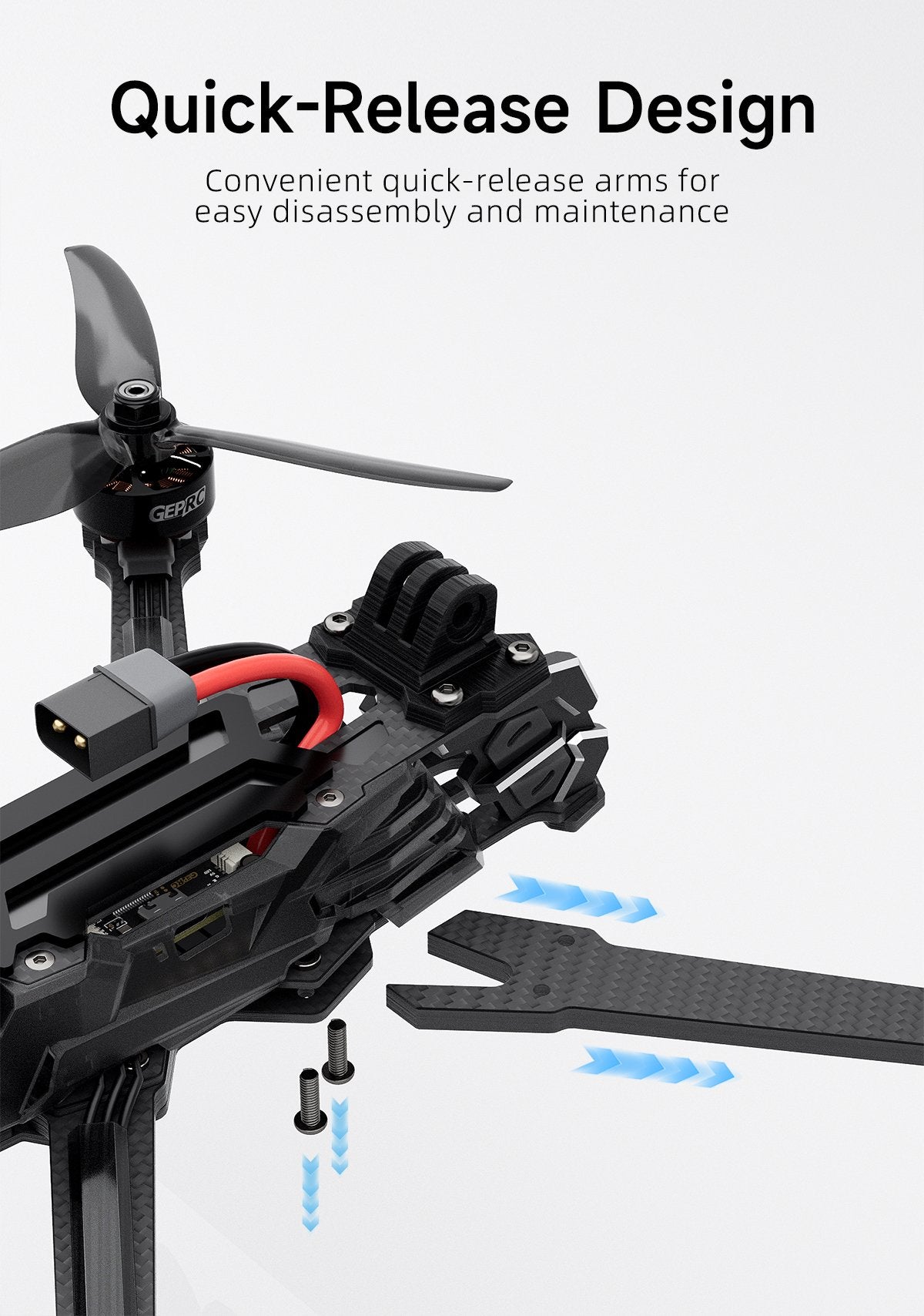 GEPRC Vapor-X5 O4 Pro WTFPV 5" 6S FPV Freestyle Drohne - DJI O4 Ready Performance