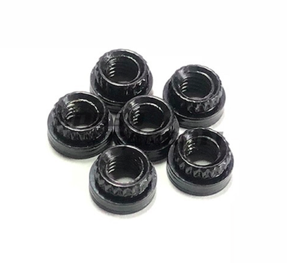 10 Stk. Stahl-Einpressmuttern (M2 oder M3) Packung