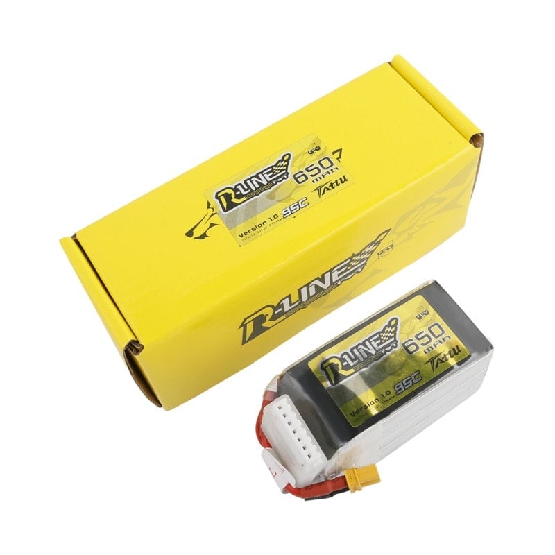 Tattu R-Line 650mAh 11.1V 3S1P 95C Lipo Battery