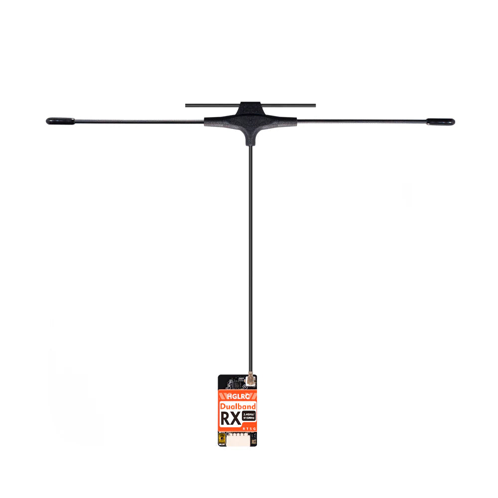 HGLRC ELRS Dual-Band Receiver (915/868MHz & 2.4GHz)