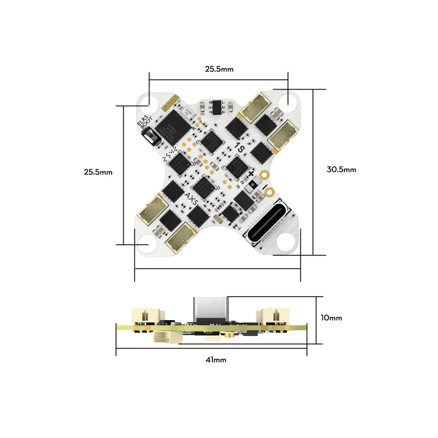 GOKU F405 HD 1S 12A AIO Plug & Play O4/O4 Pro