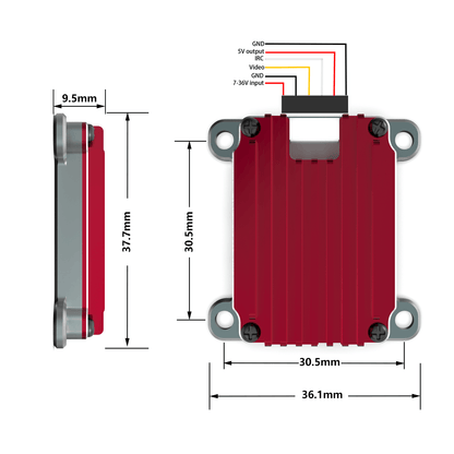 Rush Tank 1600mW Long Range 5.8GHz VTX 2-8S FPV Video Transmitter