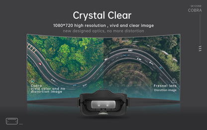 Skyzone Cobra X V4 LCD 5.8GHz FPV Goggles w/ SteadyView Receiver