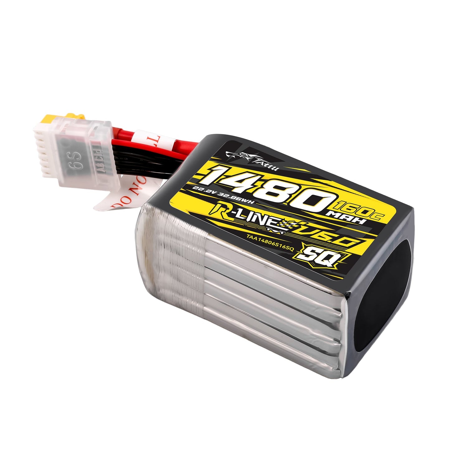 Tattu R-Line V6 1480mAh 6S 160C LiPo Battery