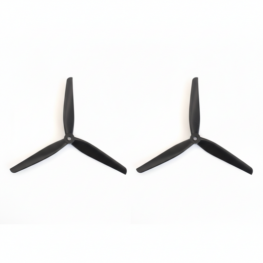HQProp 8x4x3 MacroQuad Tri-Blade Props - Glass Fiber Reinforced Nylon (1CW+1CCW)