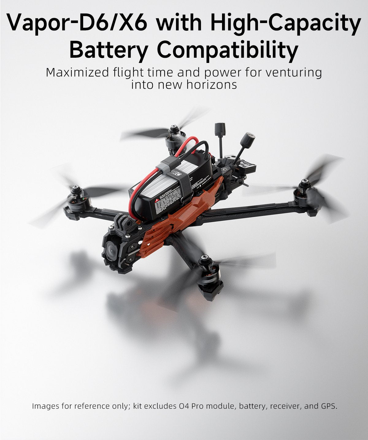 Drone FPV Deadcat GEPRC Vapor-D5 O4 Pro WTFPV 5 pouces - 6S
