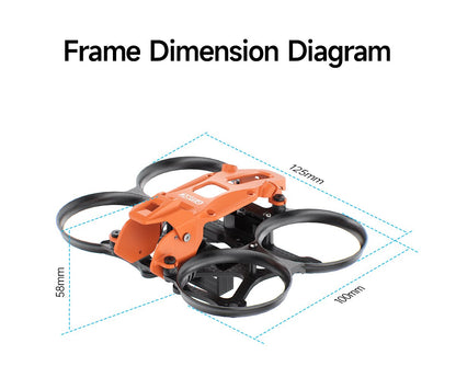 GEPRC GEP-DS16 (Darkstar 16) 1.6-inch CineWhoop Frame for DJI O4 Air Unit