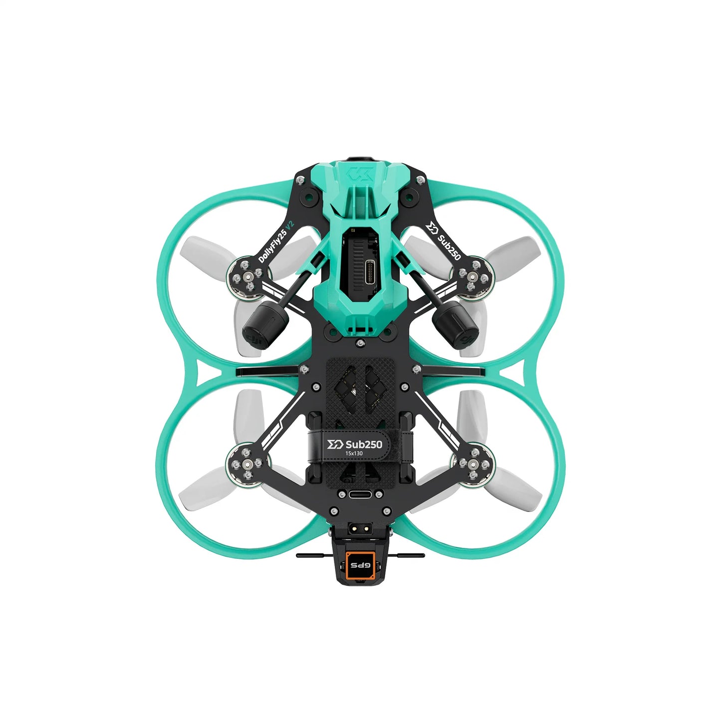 Sub250 DollyFly25 V2 HD O4 Pro GPS 2.5-inch 4S CineWhoop