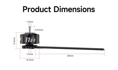 GEPRC SPEEDX2 1104 7500KV Brushless Motor