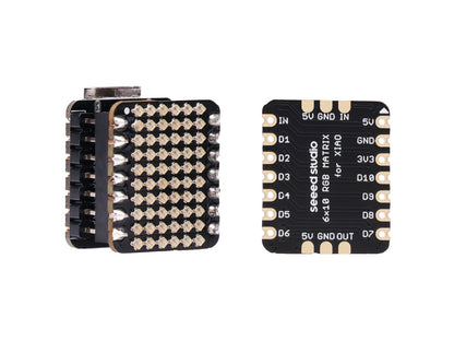 Seeed Studio XIAO 6x10 RGB LED Matrix - 60-Pixel WS2812B Expansion Board