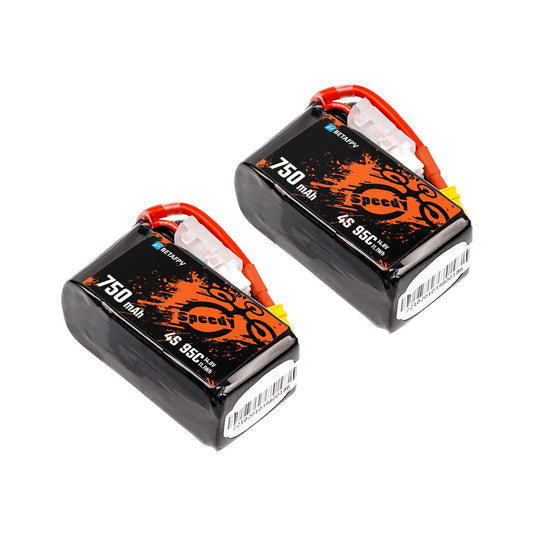 BetaFPV 750mAh 4S 95C Lipo Battery (2PCS)