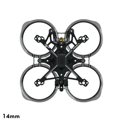 FlyLens 75 Frame kit for Analog\ Wasp\ Walksnail \ HDZero - Clear Black