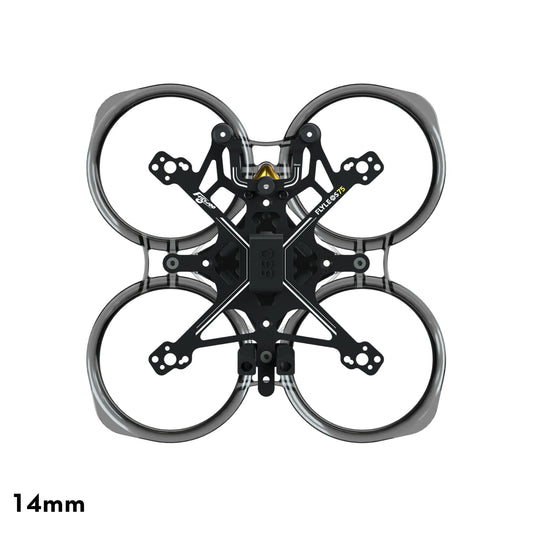 FlyLens 75 Frame kit for Analog\ Wasp\ Walksnail \ HDZero - Clear Black