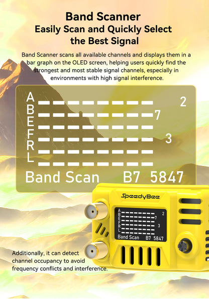 SpeedyBee 5.8GHz Analog Goggles Receiver