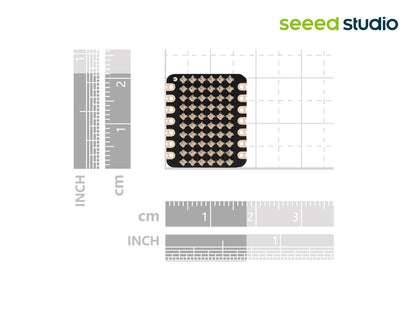 Seeed Studio XIAO 6x10 RGB LED Matrix - 60-Pixel WS2812B Expansion Board