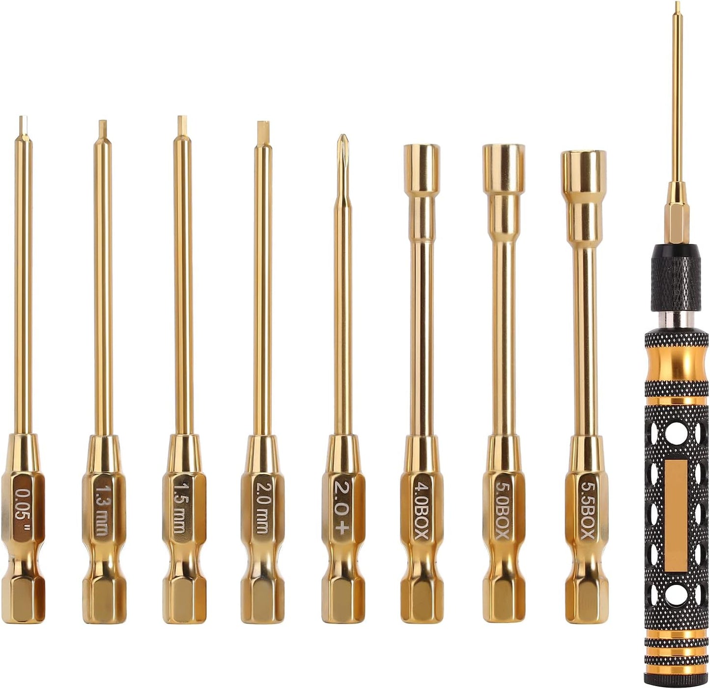 8-in-1 Screwdriver Kit - Hex Driver | Hex Nut Driver | Phillips Screwdriver