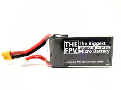 TheFPV 850mAh 4S 80C 14.8V Micro Battery XT30
