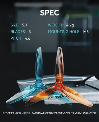 T-Motor F5146 3-Blade FPV Racing Propellers
