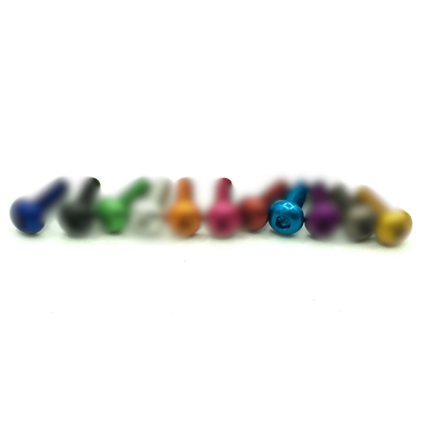 10pc M3x20 Allen Key Button Head Pack Coloured Aluminum 7075