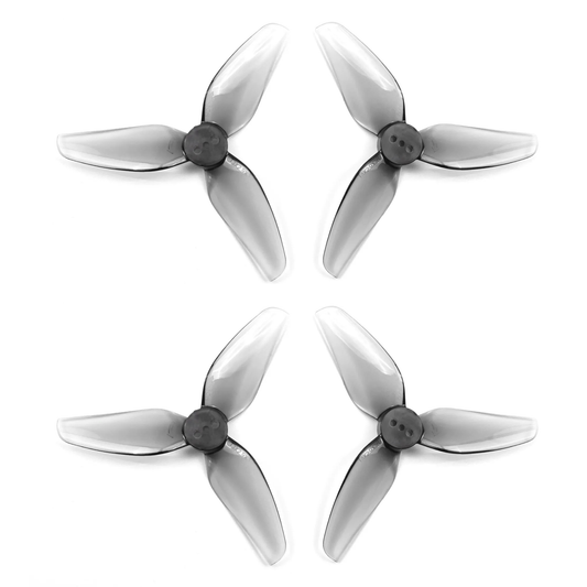 HQProp T3X2.9X3 Tri-Blade 3-Inch Cinewhoop Props - Grey (Set of 4)