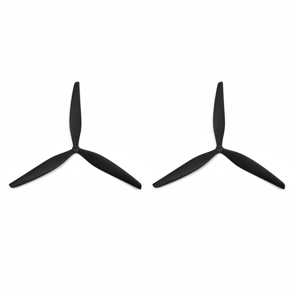 HQProp 18x9x3 Tri-Blade 18" Propellers (1CW+1CCW) - Glass Fiber Reinforced Nylon