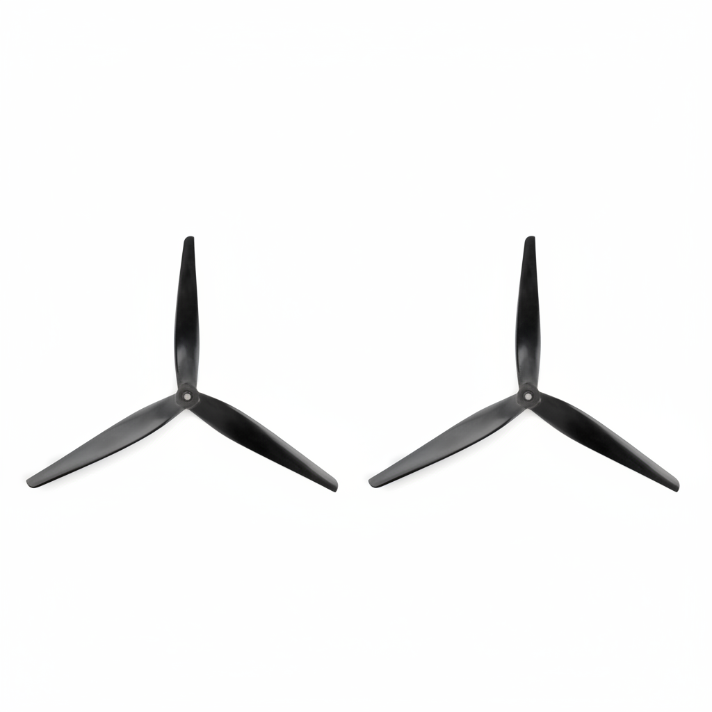 HQProp 13x9x3 V2 X-Class Tri-Blade Propellers (1CW + 1CCW) - Glass Fiber Reinforced Nylon