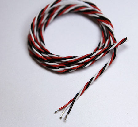 Twisted Futaba Servo Wire 1m