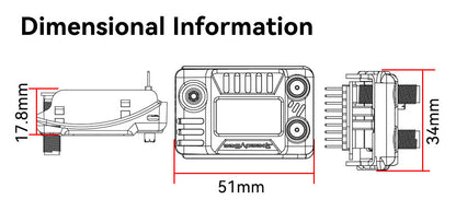 SpeedyBee 5.8GHz Analog Goggles Receiver