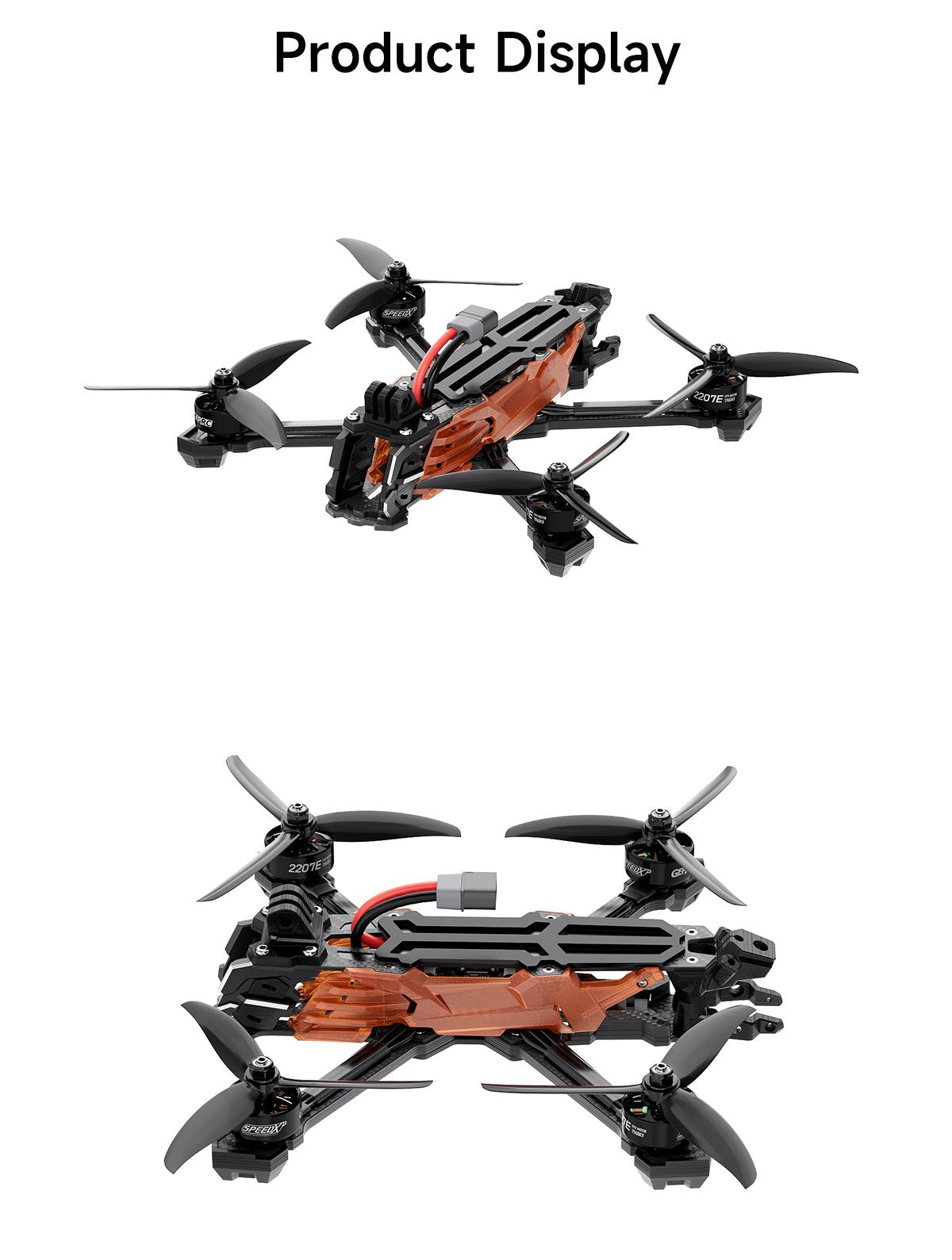Drone FPV Deadcat GEPRC Vapor-D5 O4 Pro WTFPV 5 pouces - 6S