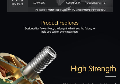 BrotherHobby LA 2005 Ultralight Motor (1450kV, 2450kV, 2800kV, 3450kV)