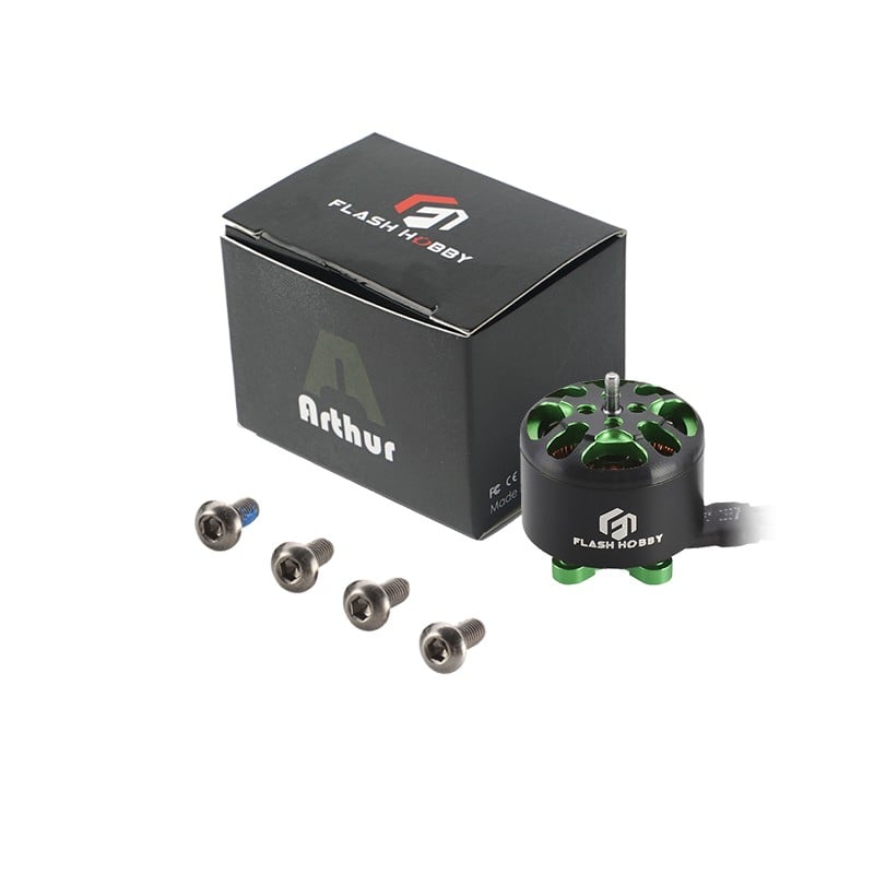 Flash A1408 Brushless Motor - 1.5mm Shaft (2800kV, 3650kV)