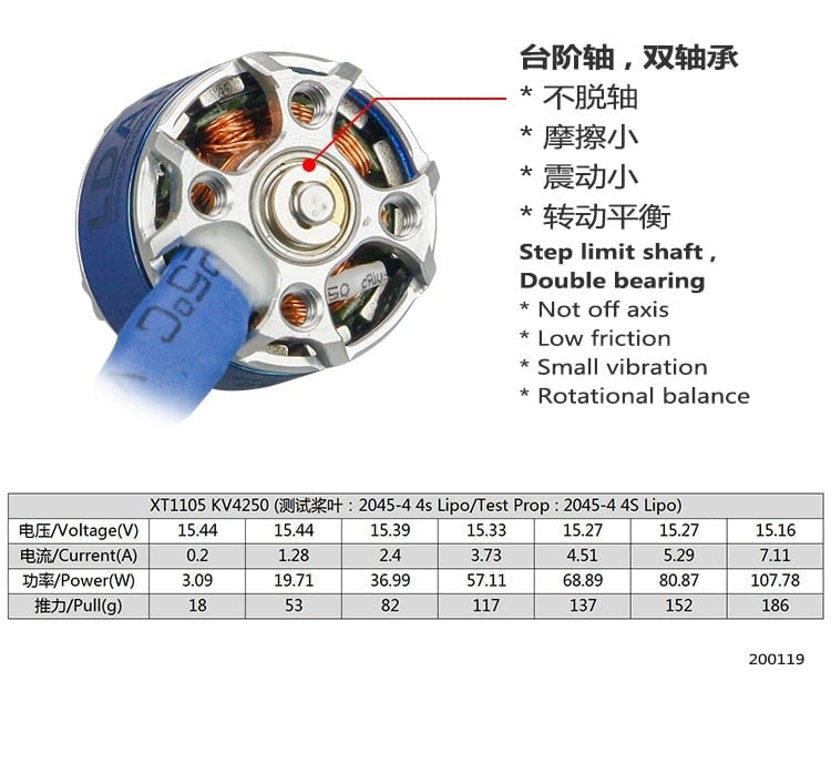 LDARC XT 1105 Motor (4250kV)